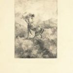 KXR litho centaure dans un paysage