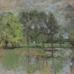 FVR - EV - colle - l etang sous un ciel gris