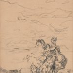 FVR - EV - dessin - Le Cavalier Bernin à Versailles