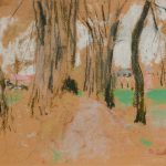 FVR - EV - pastel - l allée aux Clayes