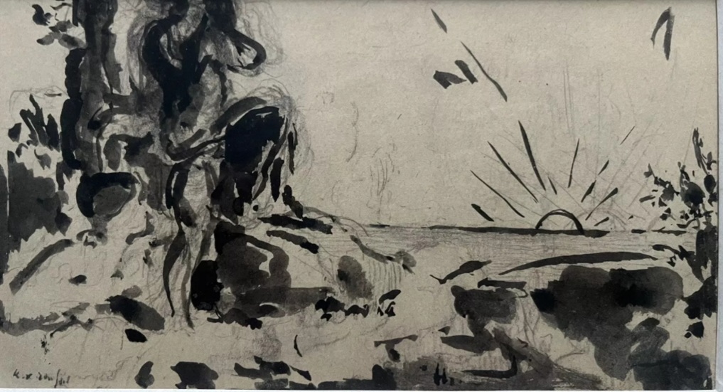 FVR - KXR - dessin - coucher de soleil