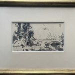 FVR - KXR - dessin - coucher de soleil - encadre