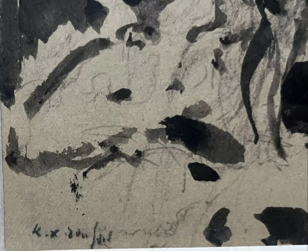 FVR - KXR - dessin - coucher de soleil - signature