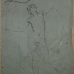 FVR KXR - dessin - croquis femme debout les bras ouverts