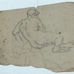 FVR KXR - dessin - femme allongee sur le cote de dos