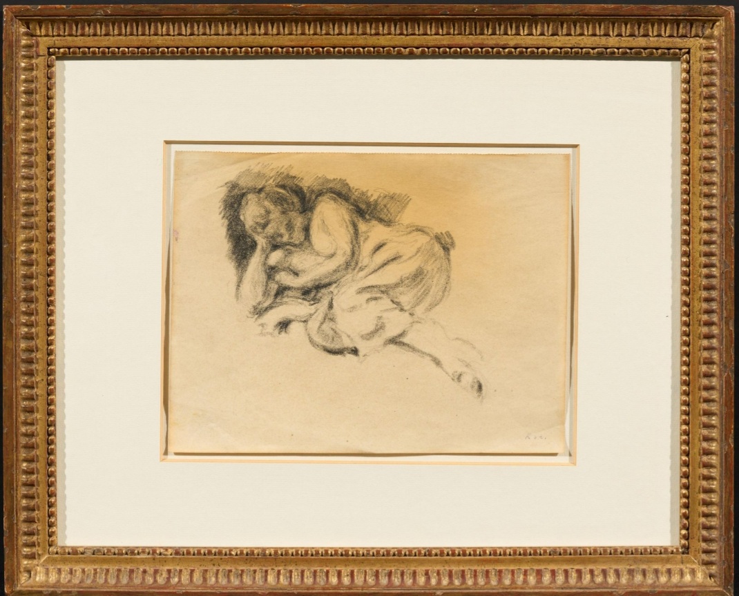 FVR - KXR - dessin - femme couchee - encadre