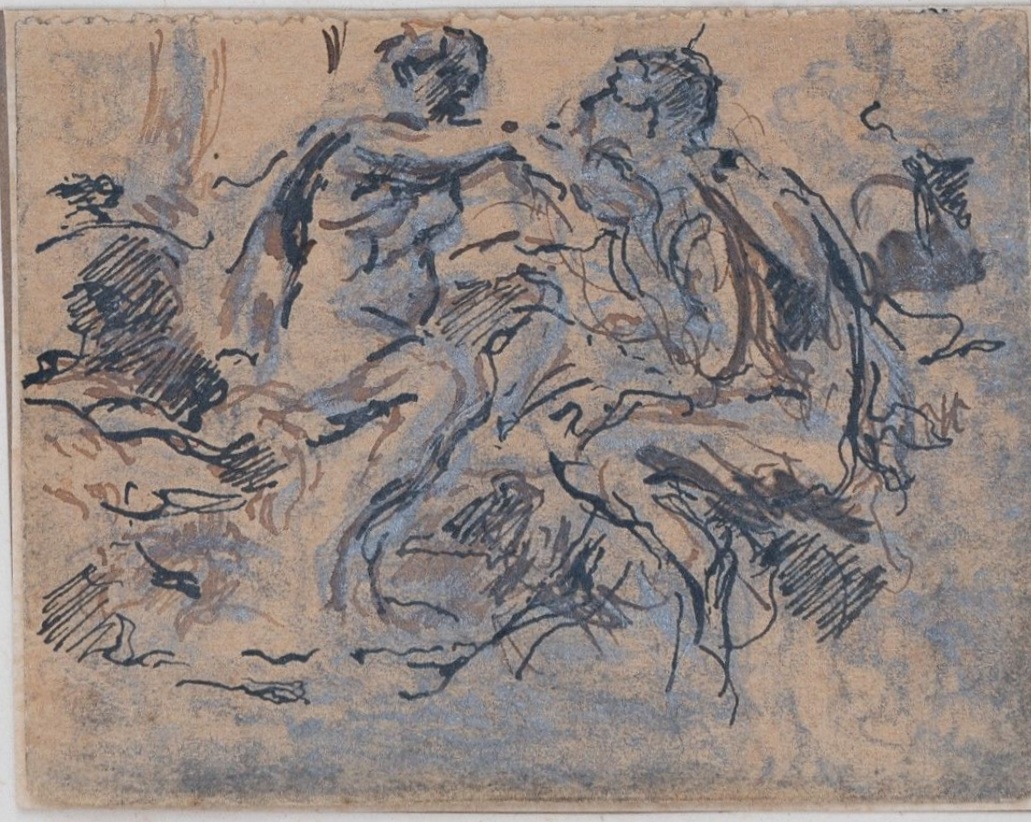 FVR-KXR- dessin - pastorale scene galante