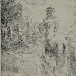 FVR KXR - litho - centaure de dos