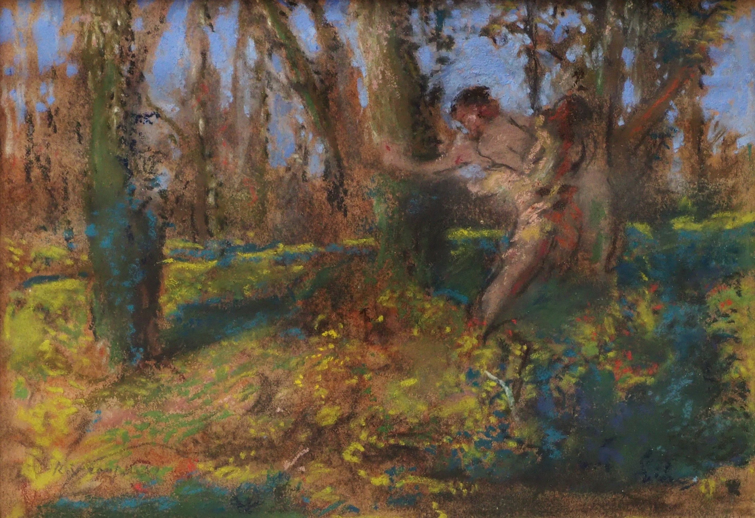 FVR KXR-pastel-Nymphes dans un sous-bois