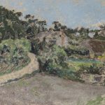 FVR-KXR-pastel-Paysage de Normandie, près de Cabourg
