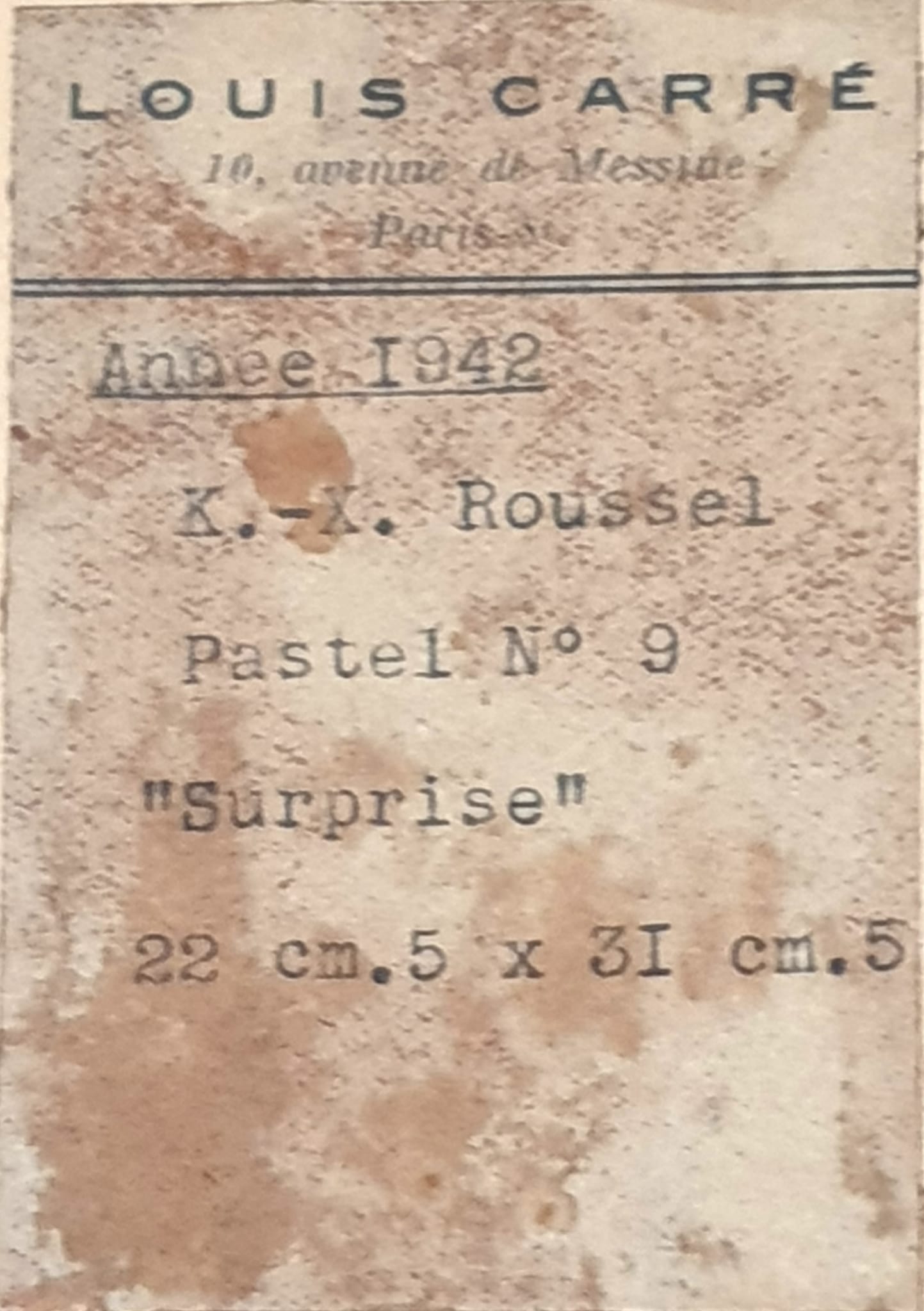 FVR - KXR - pastel - Surprise 1941 -- etiquette.jpg