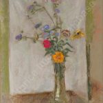 FVR-KXR-pastel- bouquet de fleurs dans un vase bulbe