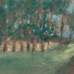 FVR - KXR - pastel - paysage arbres