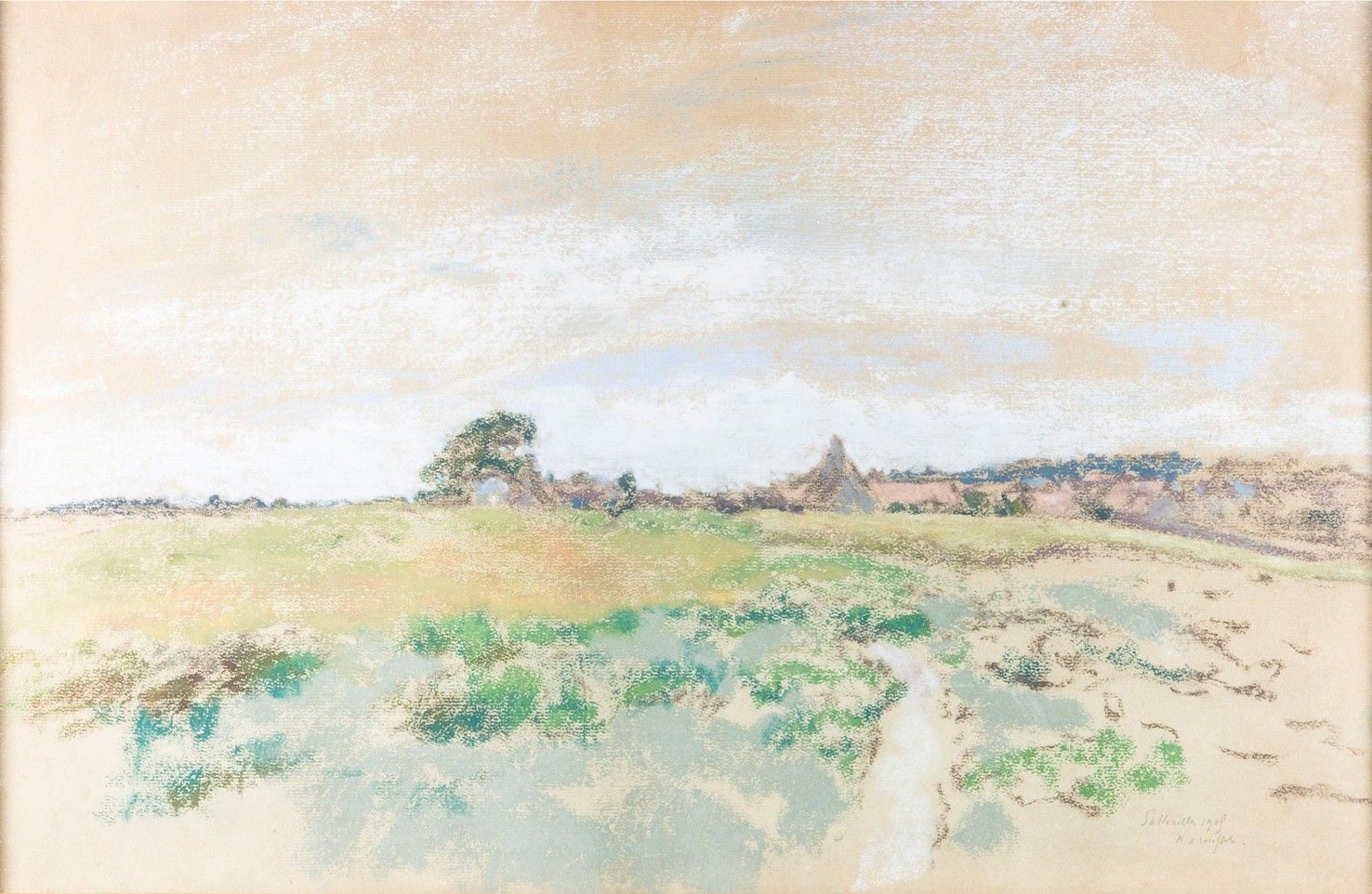 FVR - KXR - pastel - paysage de sallenelles
