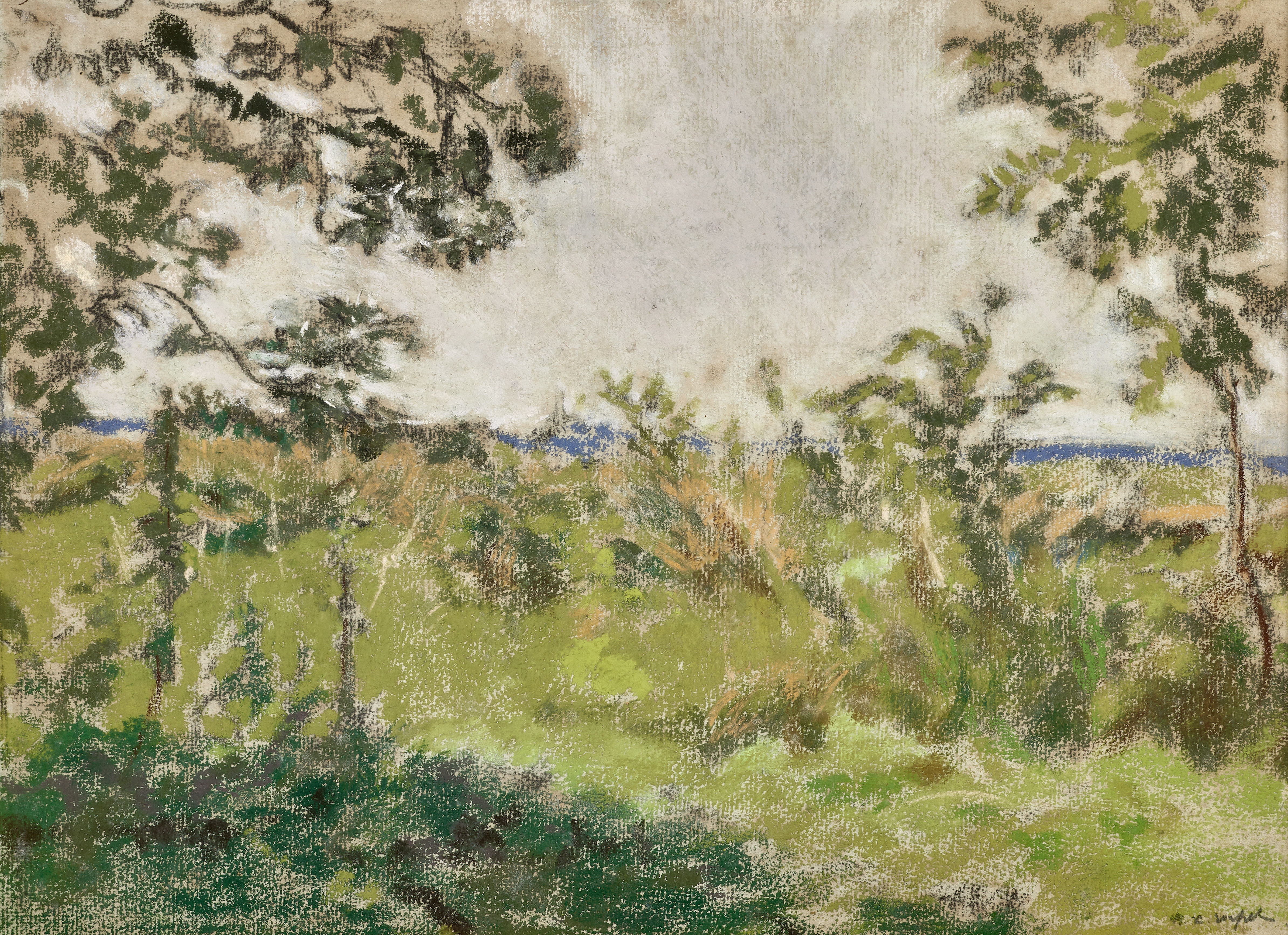FVR - KXR - pastel - paysage horizon plat