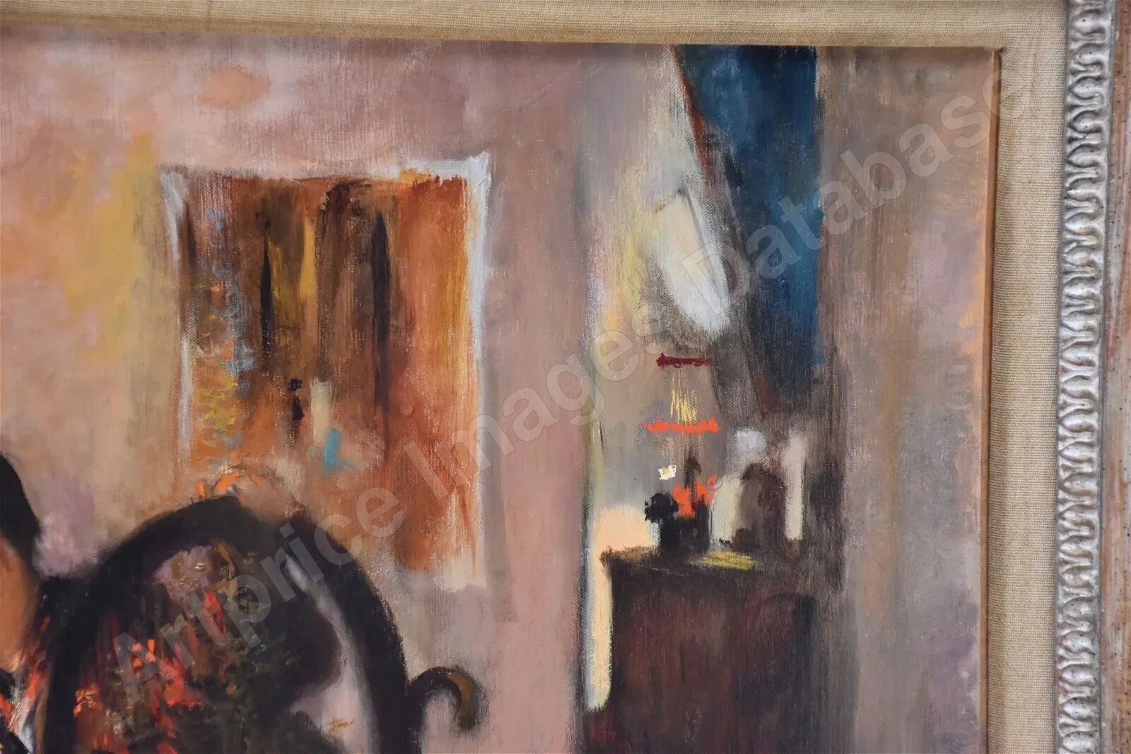 FVR - PR - huile - enfants au bureau-detail porte