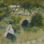 FVR PR - huile - japon religieuses au jardin