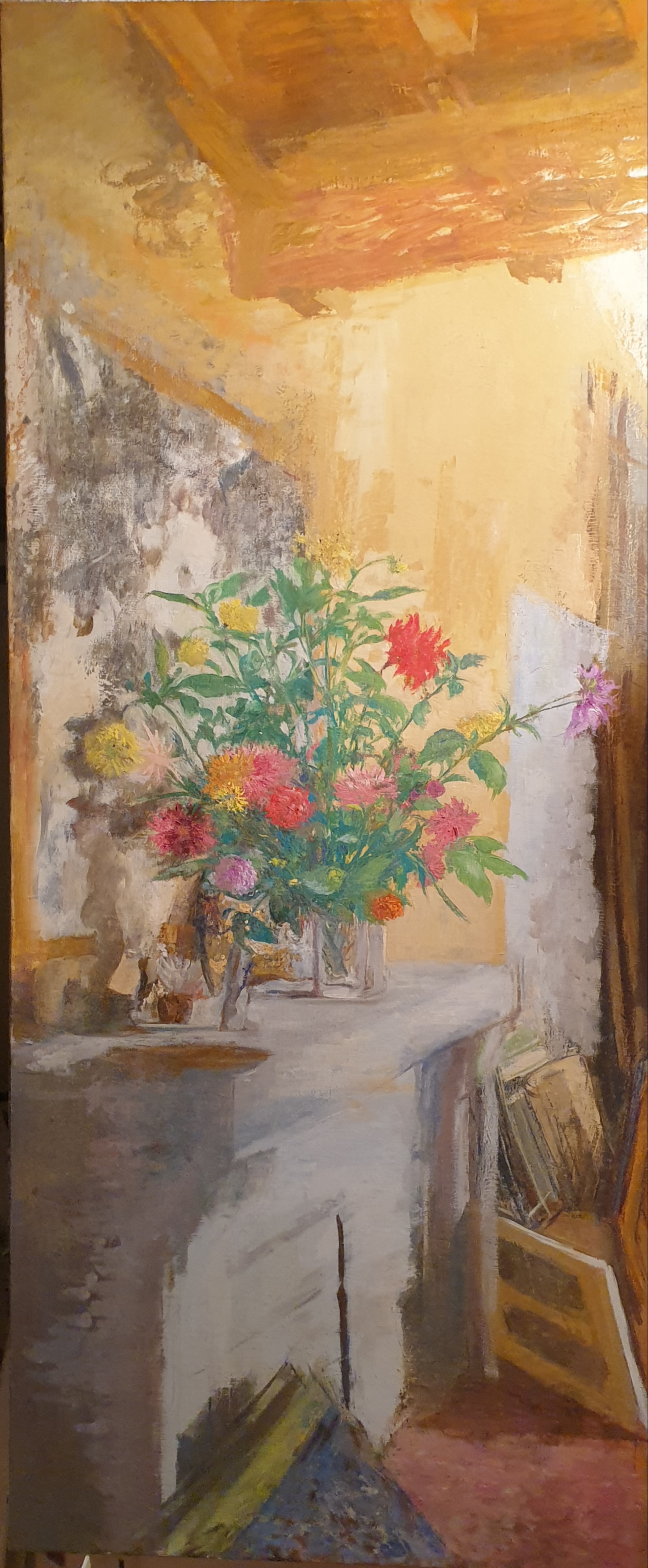 FVR - PR - huile - la cheminee dans l atelier