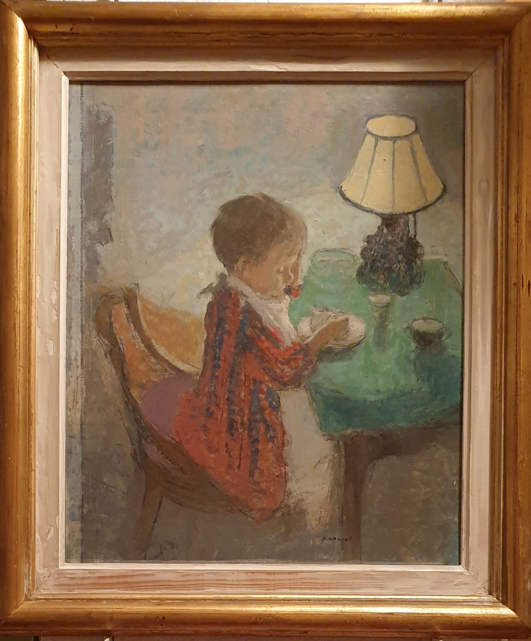 FVR - PR - huile - le diner d olivier-encadre