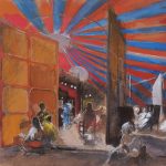 FVR - PR - pastel - sous le chapiteau
