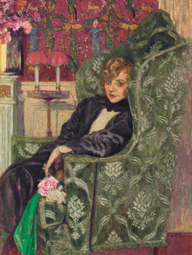 FVR EV - colle - Yvonne printemps dans un fauteuil