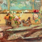 FVR - EV - huile - fleurs sur une console