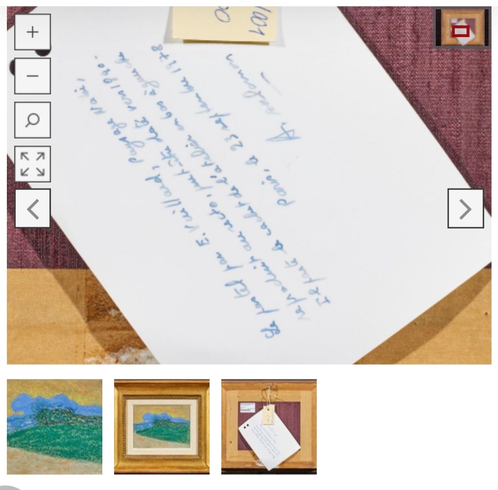 FVR - EV paysage vers 1890 certificat