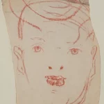 FVR EV - sanguine - Visage de femme, vers 1890