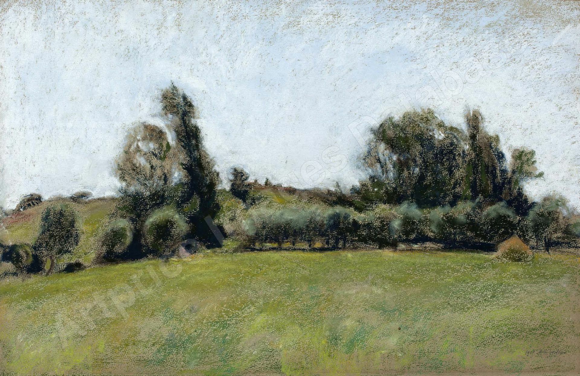 FVR KXR - pastel - paysage du jura a la meule