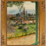 FVR PR - huile - jacannette vue fenetre 1 etage encadre