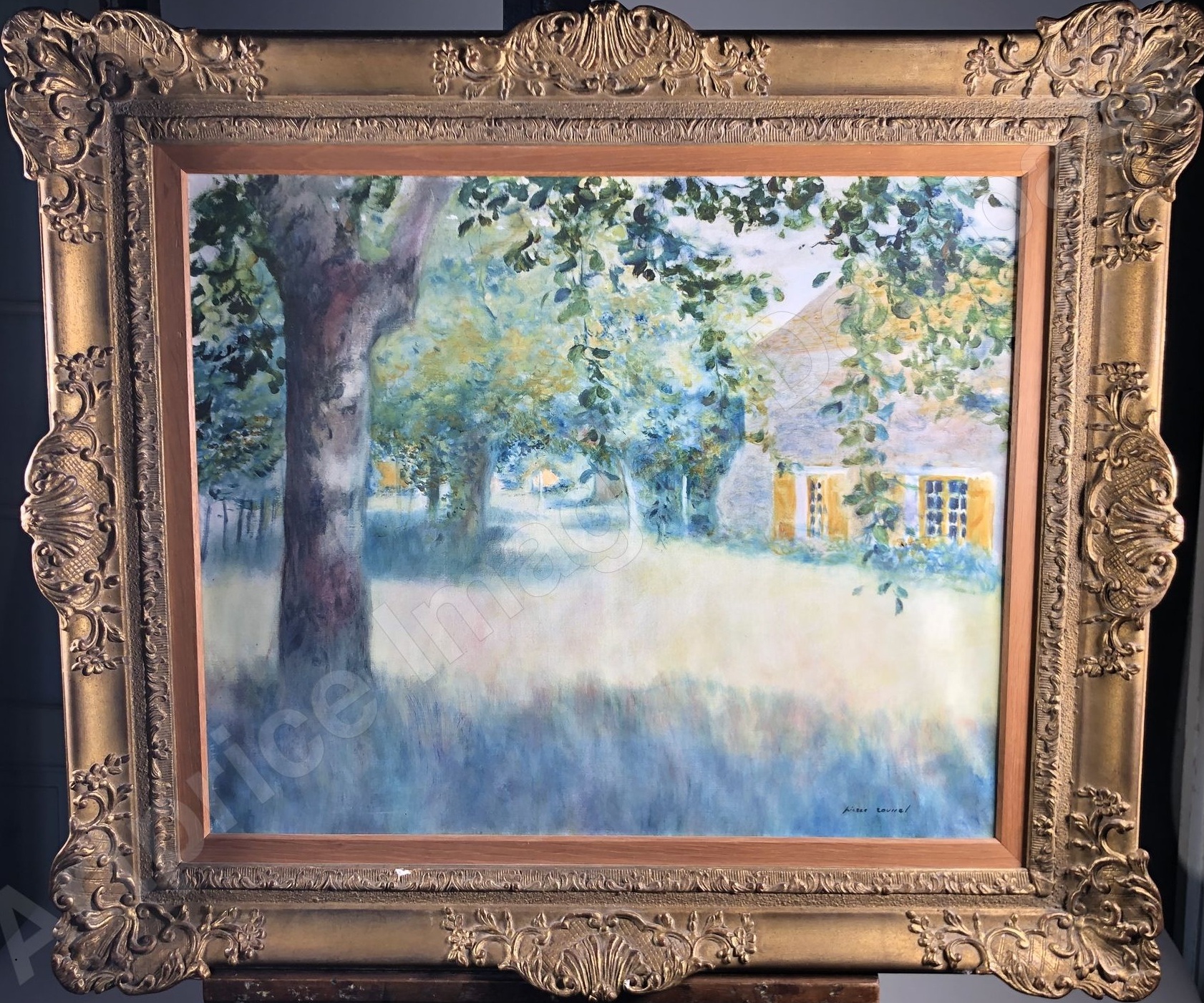 FVR - PR - huile - le verger à longchene encadre
