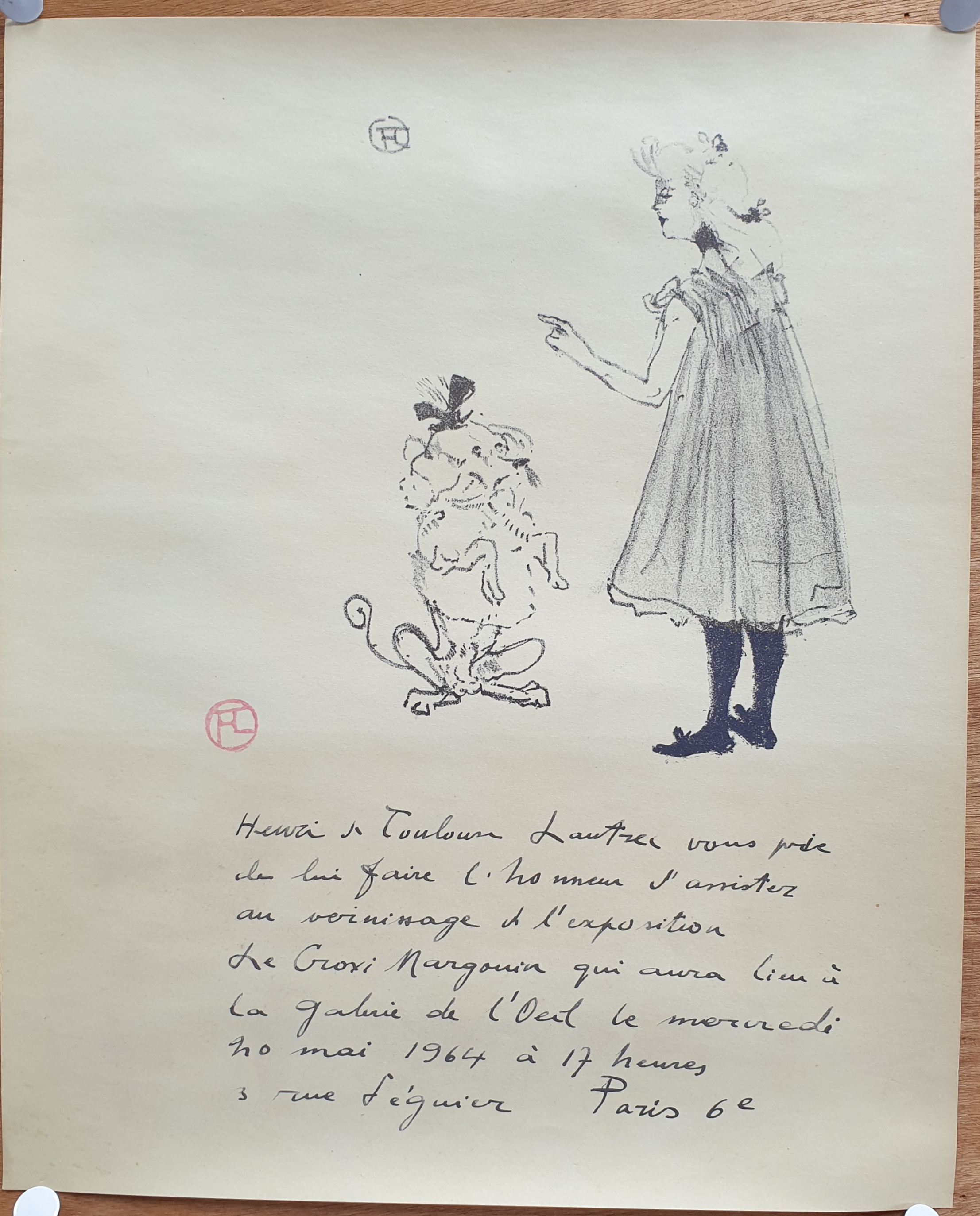 FVR PR - litho - invitation galerie l oeil