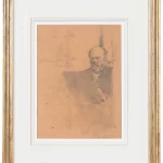 FVR KXR - dessin - autoportrait 1920 encadre