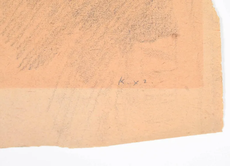 FVR KXR - dessin - autoportrait 1920 signature